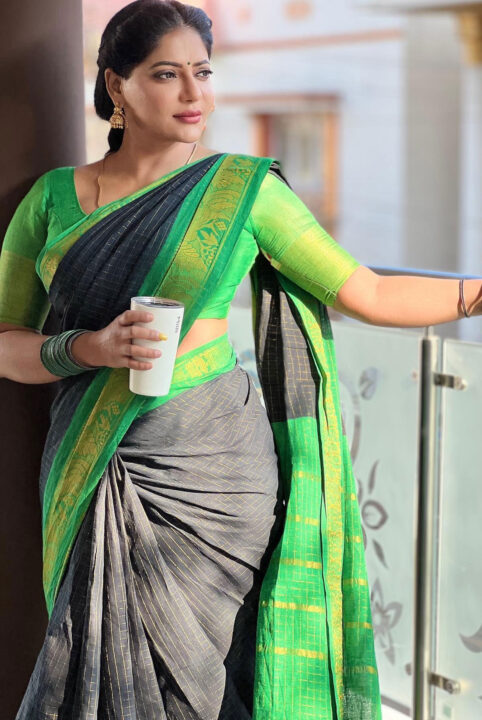 Reshma Pasupuleti latest stills in saree