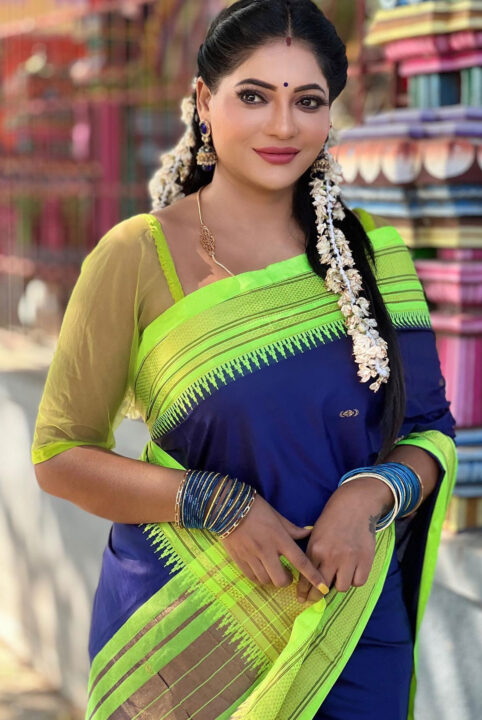 Reshma Pasupuleti latest stills in saree