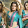 Chennai model Veena Jessi in saree stills