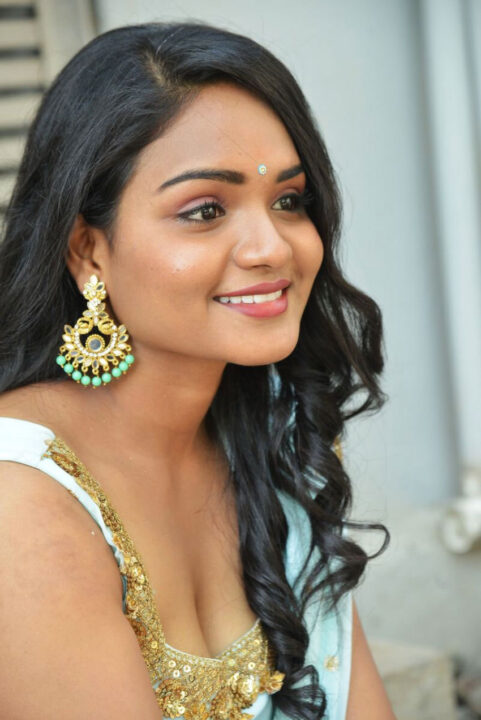 Madhu Priya hot cleavage stills