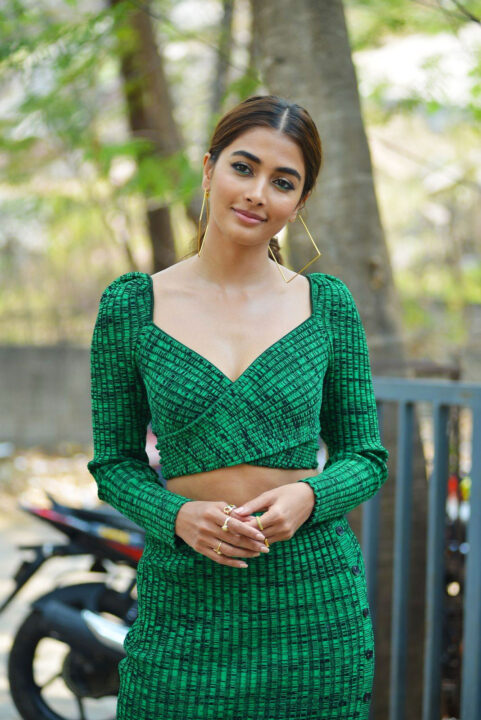 Pooja Hegde stills at Radhe Shyam interview