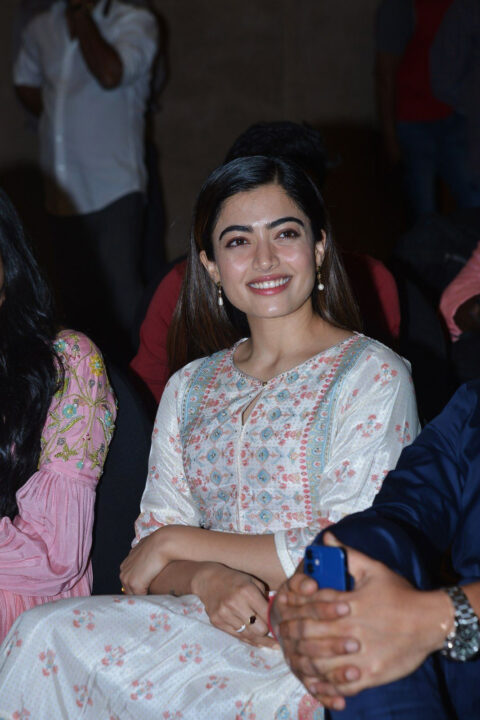 Rashmika Mandanna at Aadavaallu Meeku Johaarlu Success Meet