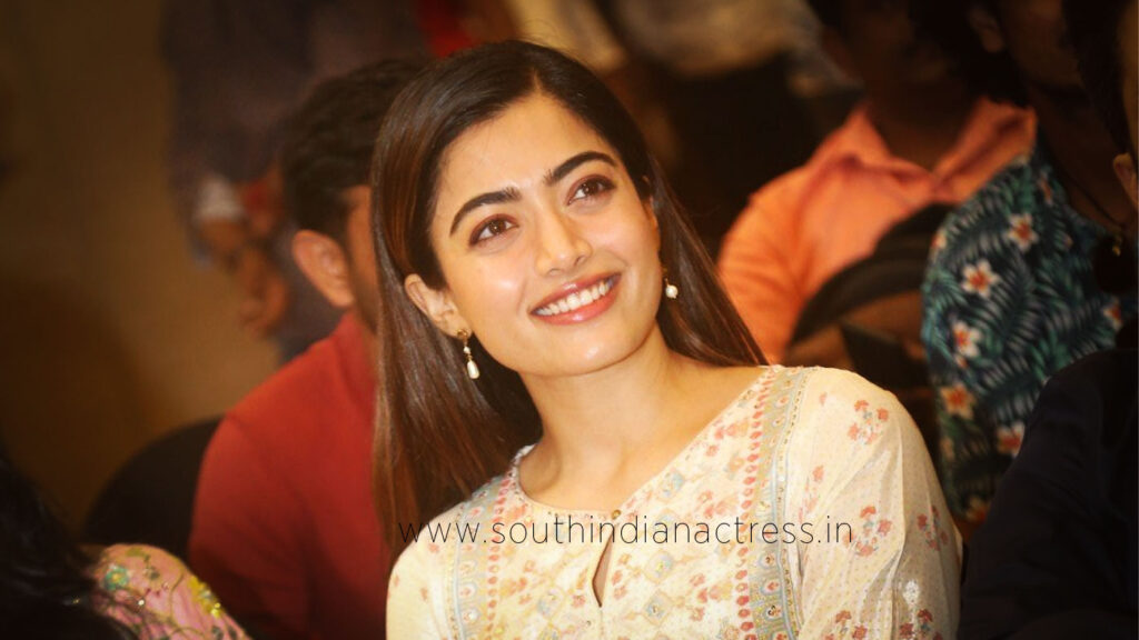 Rashmika Mandanna at Aadavaallu Meeku Johaarlu Success Meet