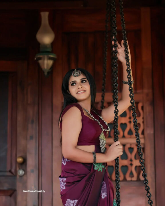 Malayalam serial actress Maneesha Mahesh latest photoshoot