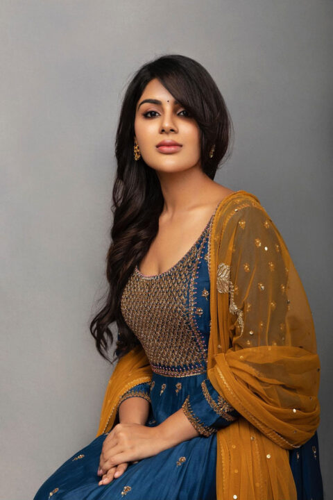 Samyuktha Menon in maxi dress photoshoot stills