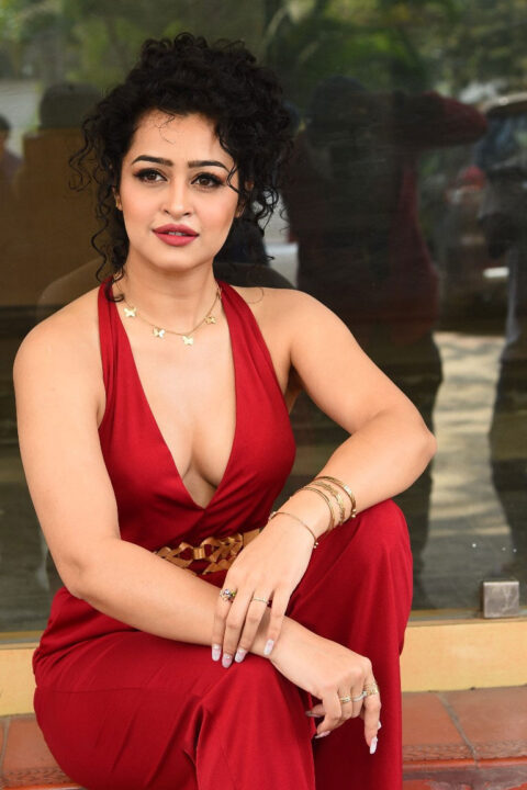 Apsara Rani stills at Dangerous movie press meet
