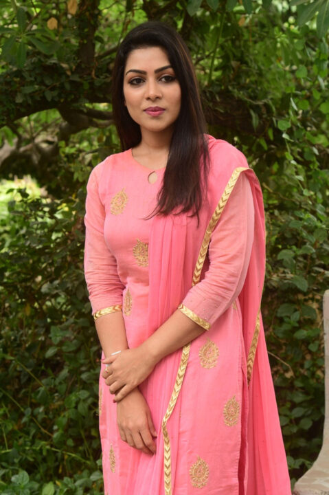 Satna Titus stills at Who Are You Movie Opening