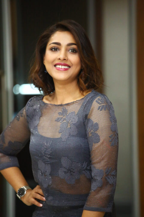 Madhu Shalini stills at 9 Hours Web Series Interview