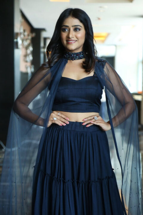 Sangeetha Sringeri stills at 777 Charlie Movie Press Meet