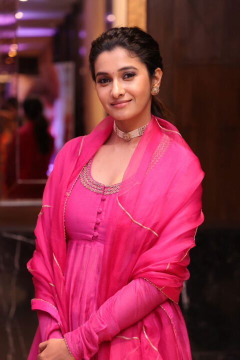 Priya Bhavani Shankar stills at Enugu Movie Press Meet