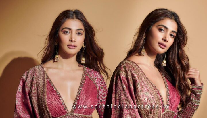 Pooja Hegde HD stills in anarkali outfit