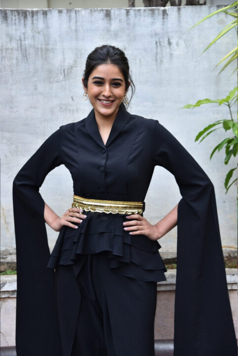 Sakshi Vaidya at Agent Movie Teaser Launch