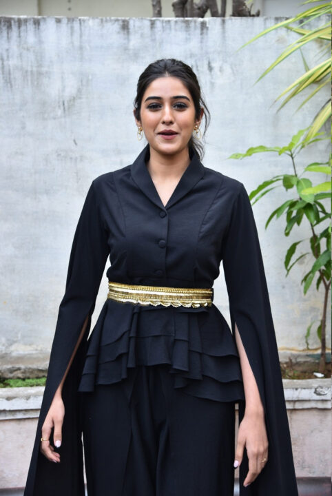 Sakshi Vaidya at Agent Movie Teaser Launch