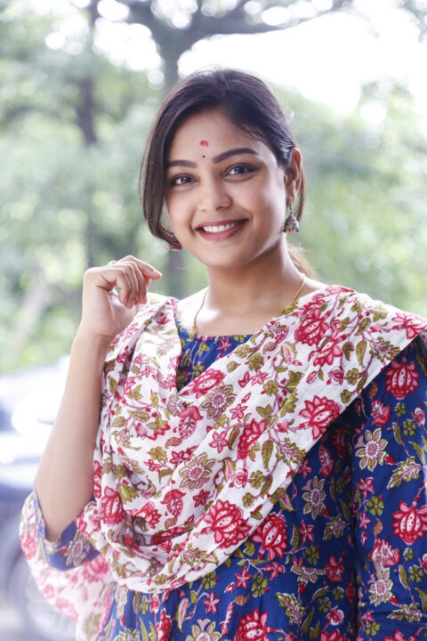 Lavanya Anuvarna stills at her new movie opening