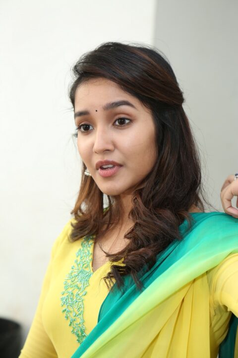 Anikha Surendran at Buttabomma Movie Interview