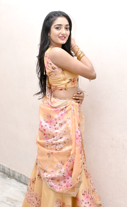 Hrithika Srinivas at Allantha Doorana Movie Pre Releas Event