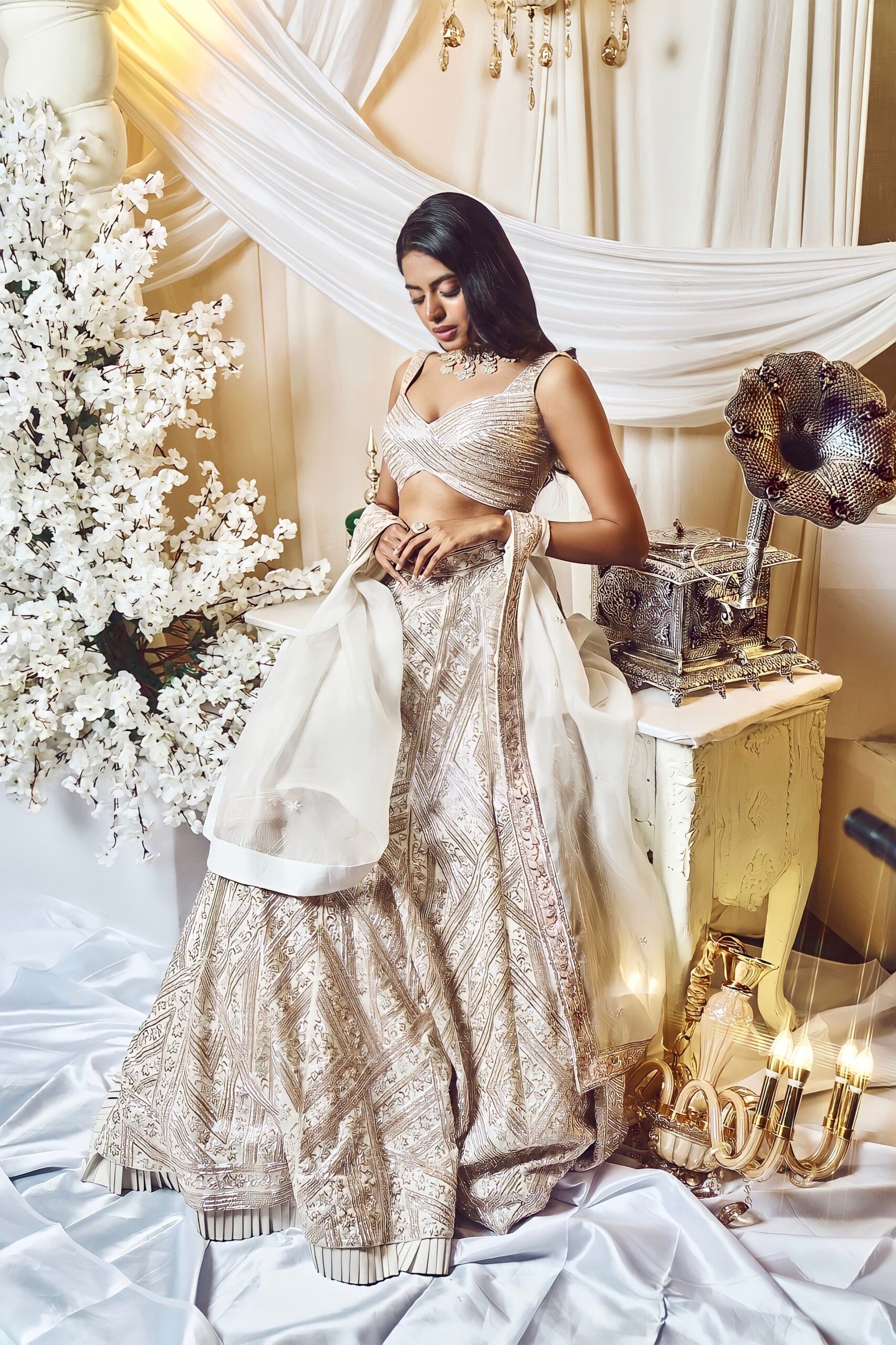 Shivani Rajashekar In Bridal Lehenga Stills South Indian Actress