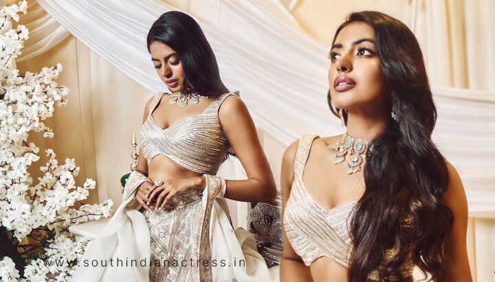 Shivani Rajashekar in bridal lehenga stills