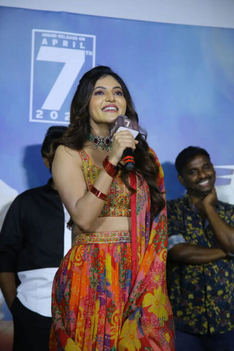 Athulya Ravi at Meter Movie Trailer Launch photos