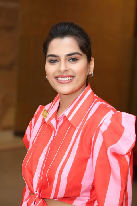 Kavya Kalyanram stills at Ustaad movie trailer launch