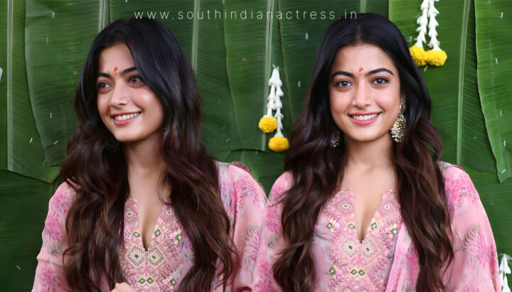 Rashmika Mandanna at the launch of Rainbow movie