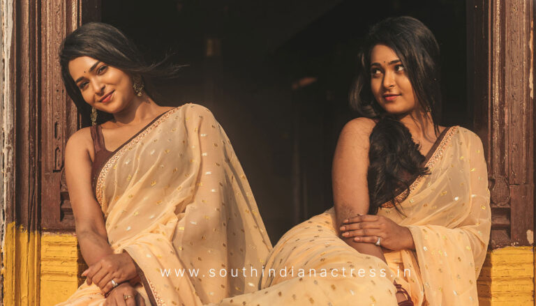 Bhavana Lasya mesmerising stills in saree