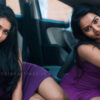 Bhavana Lasya sizzles in purple bodycon dress