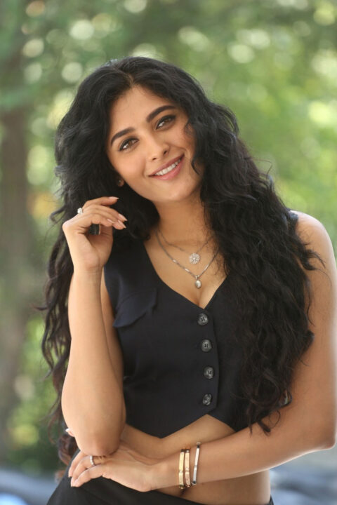 Geethika Tiwary stills at Ahimsa Movie Interview