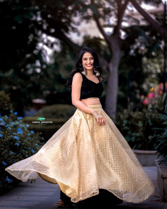 Varsha Dsouza in lehenga photos