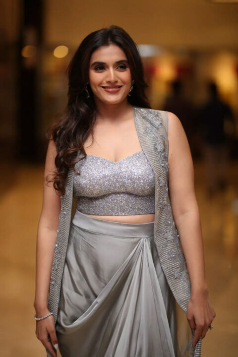 Divyansha Kaushik at Takkar movie pre release event