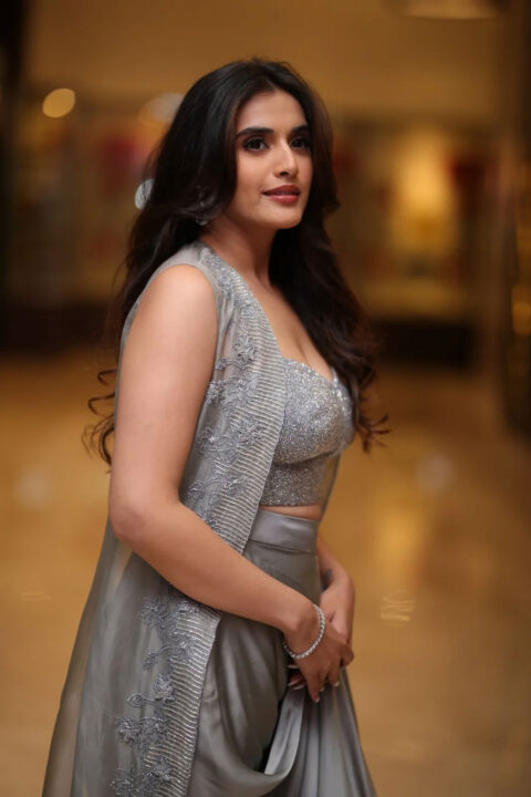 Divyansha Kaushik at Takkar movie pre release event