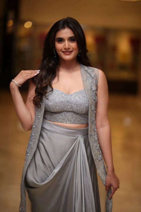 Divyansha Kaushik at Takkar movie pre release event