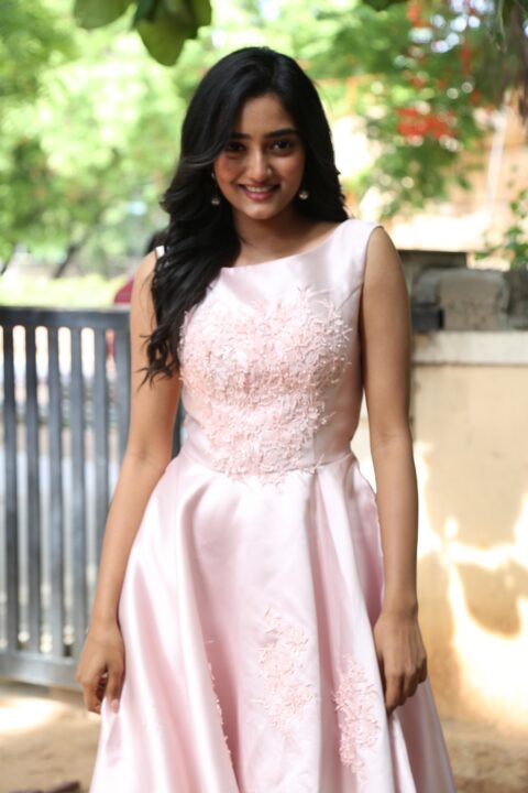 Hrithika Srinivas stills at Sound Party movie title logo launch