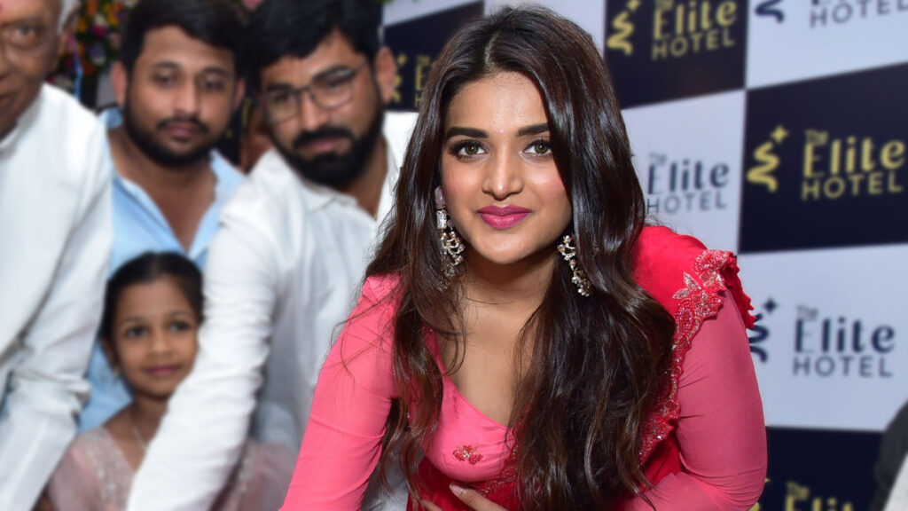 Nidhhi Agerwal launched ‘The Elite Hotel’ at Old Hafeezpet