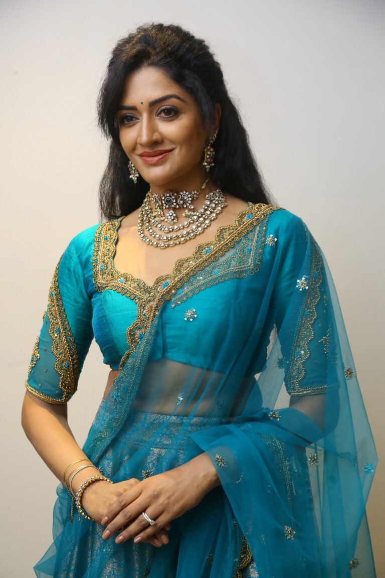 Vimala Raman stills at Rudrangi movie pre release - South Indian Actress