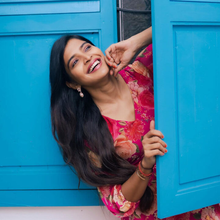Sanchita Shetty alluring photos in floral dress