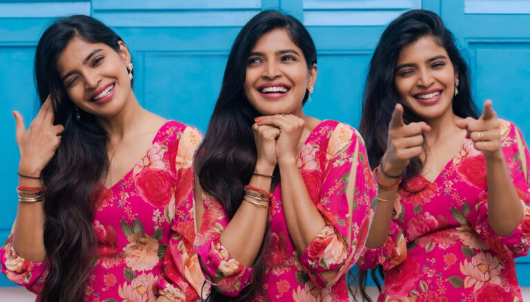 Sanchita Shetty alluring photos in floral dress