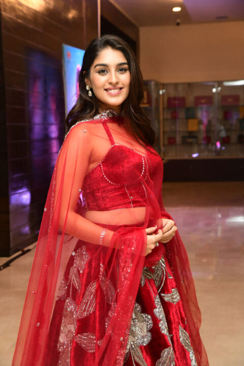 Yukti Thareja stills at Rangabali Pre-Release Event