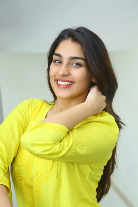 Yukti Thareja stills at Rangabali movie interview