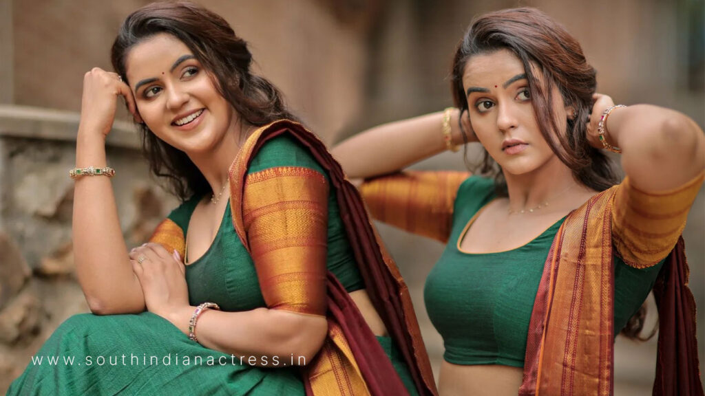 Chaitra Reddy in Onam lehanga photos