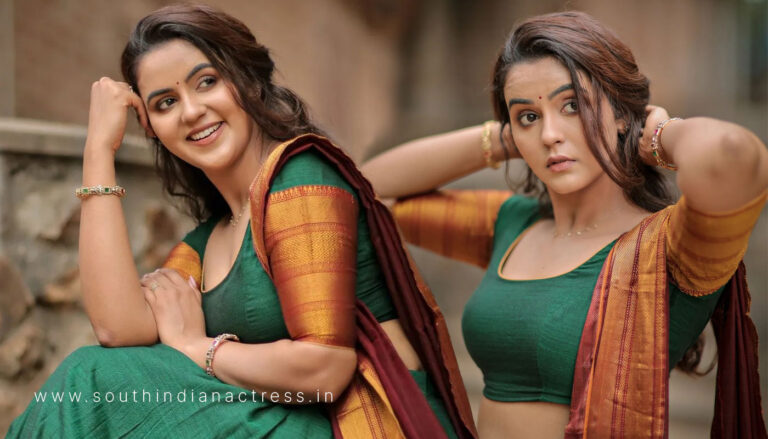 Chaitra Reddy in Onam lehanga photos