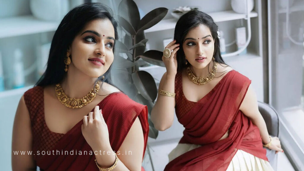 Malavika Menon in Half Saree: A Stunning Display of Traditional Elegance
