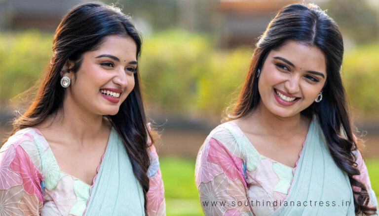 Priyanka Jain glamorous looks in saree