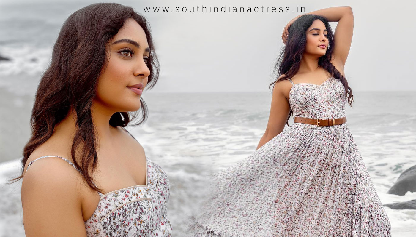 Smruthi Venkat photoshoot stills in beach