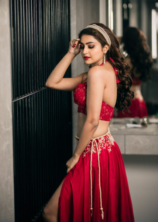 Avantika Mishra sizzles in red outfit