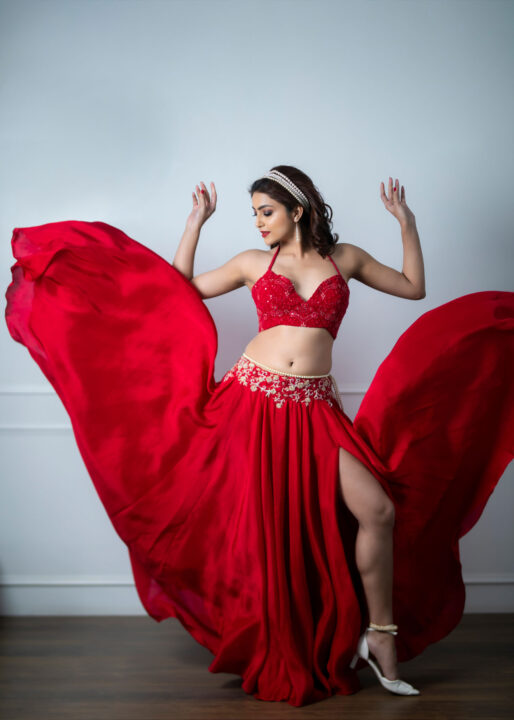 Avantika Mishra sizzles in red outfit