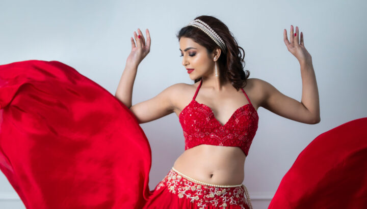 Avantika Mishra sizzles in red outfit