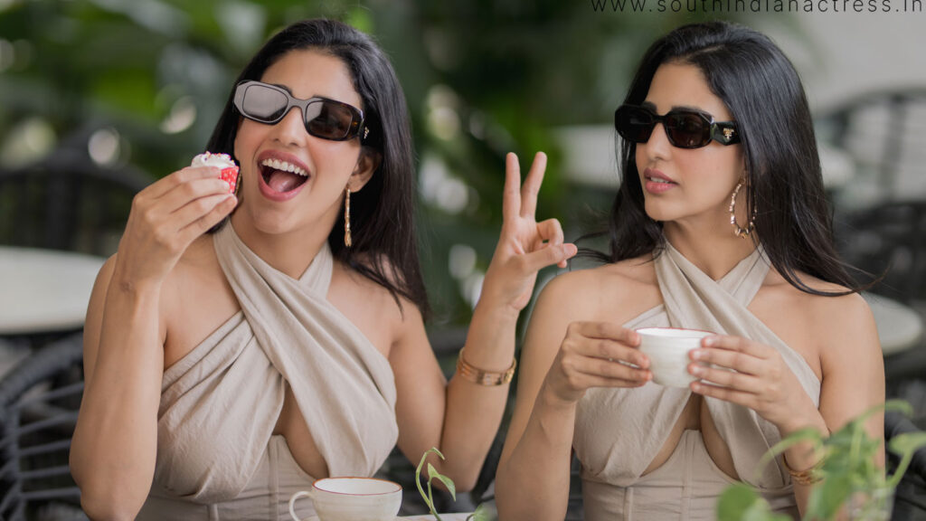 Daksha Nagarkar explicit stills in restaurant photoshoot