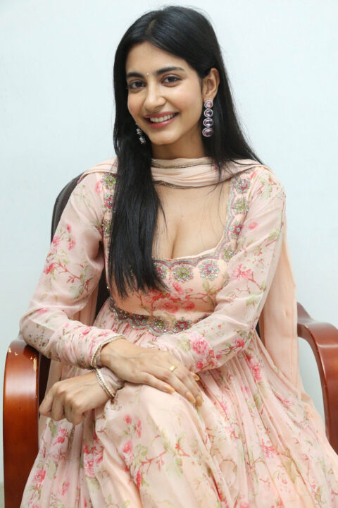 Pragati Srivastava stills at Peda Kapu 1 Movie Interview