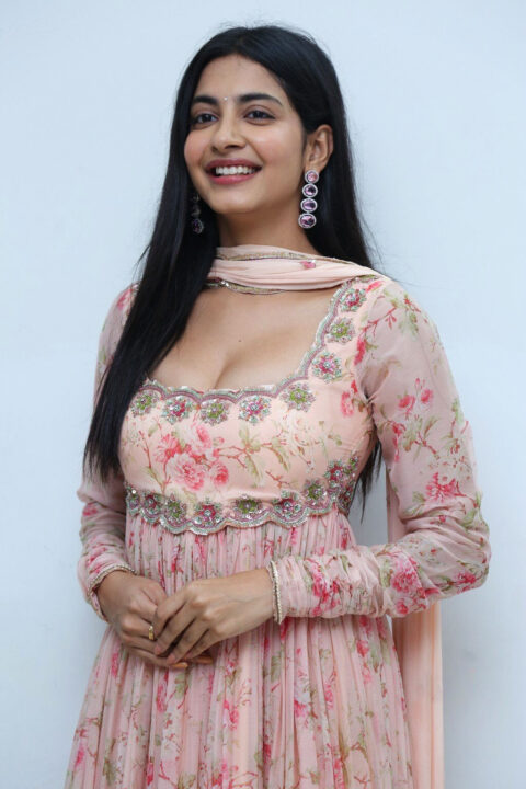 Pragati Srivastava stills at Peda Kapu 1 Movie Interview